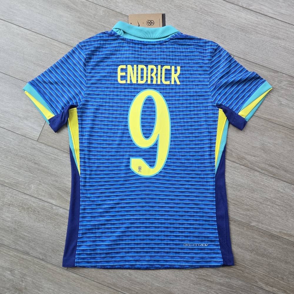 Jersey Team Brasil 2024 Away Copa America Endrick#9